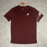 ASICS ICON T-SHIRT - DARK RED