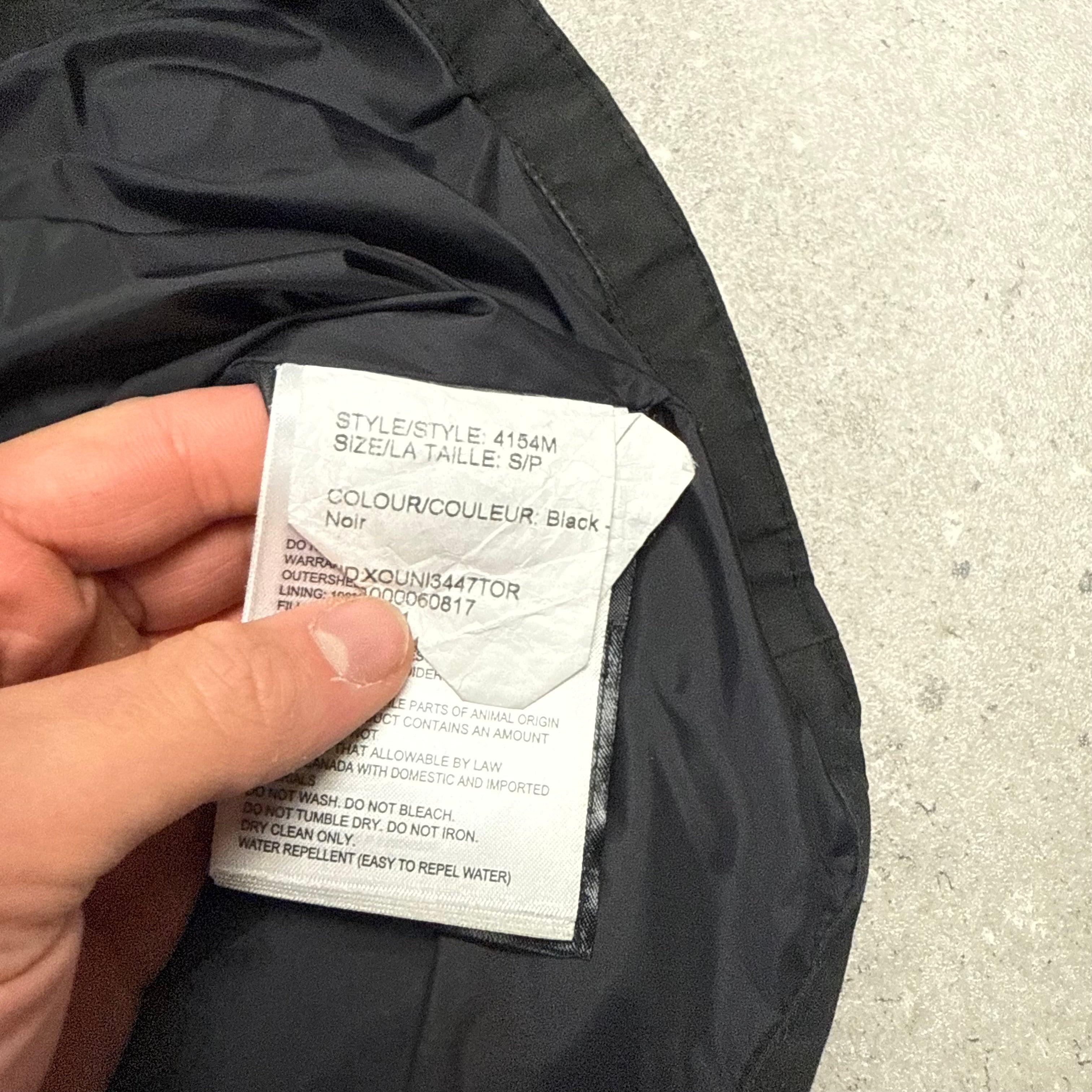 CANADA GOOSE GILET BLACK - (S)