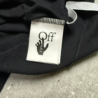 OFF WHITE T-SHIRT BLACK - (XL)