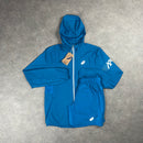 ASICS ICON WINDRUNNER & SHORT SET - AEGEAN BLUE