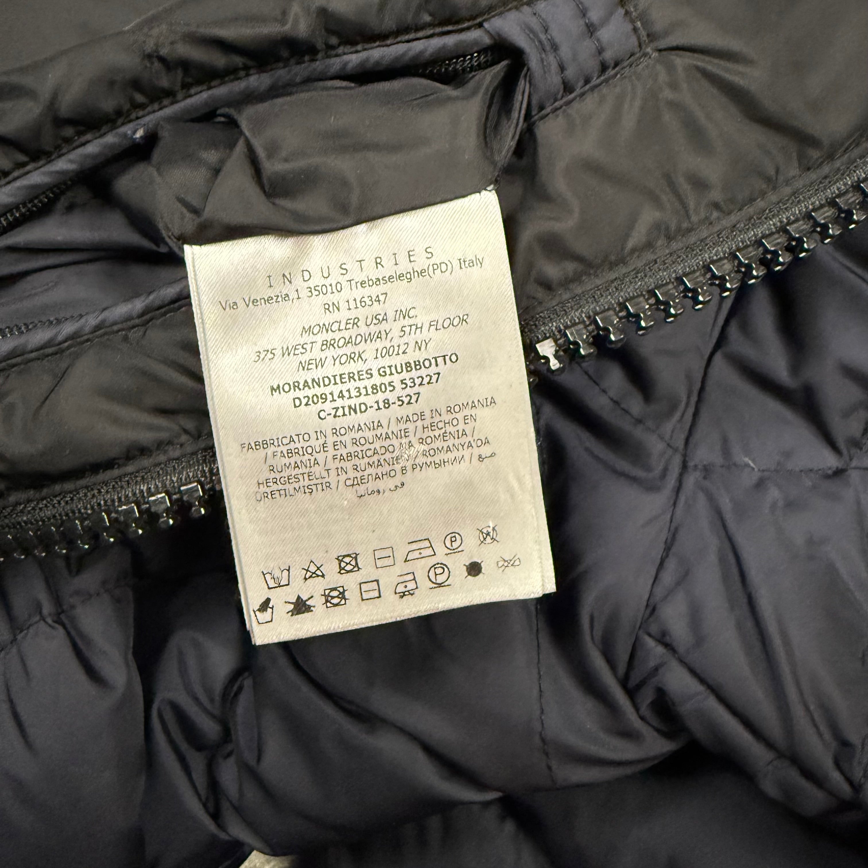 MONCLER MORANDIERES JACKET NAVY - 5 (L)