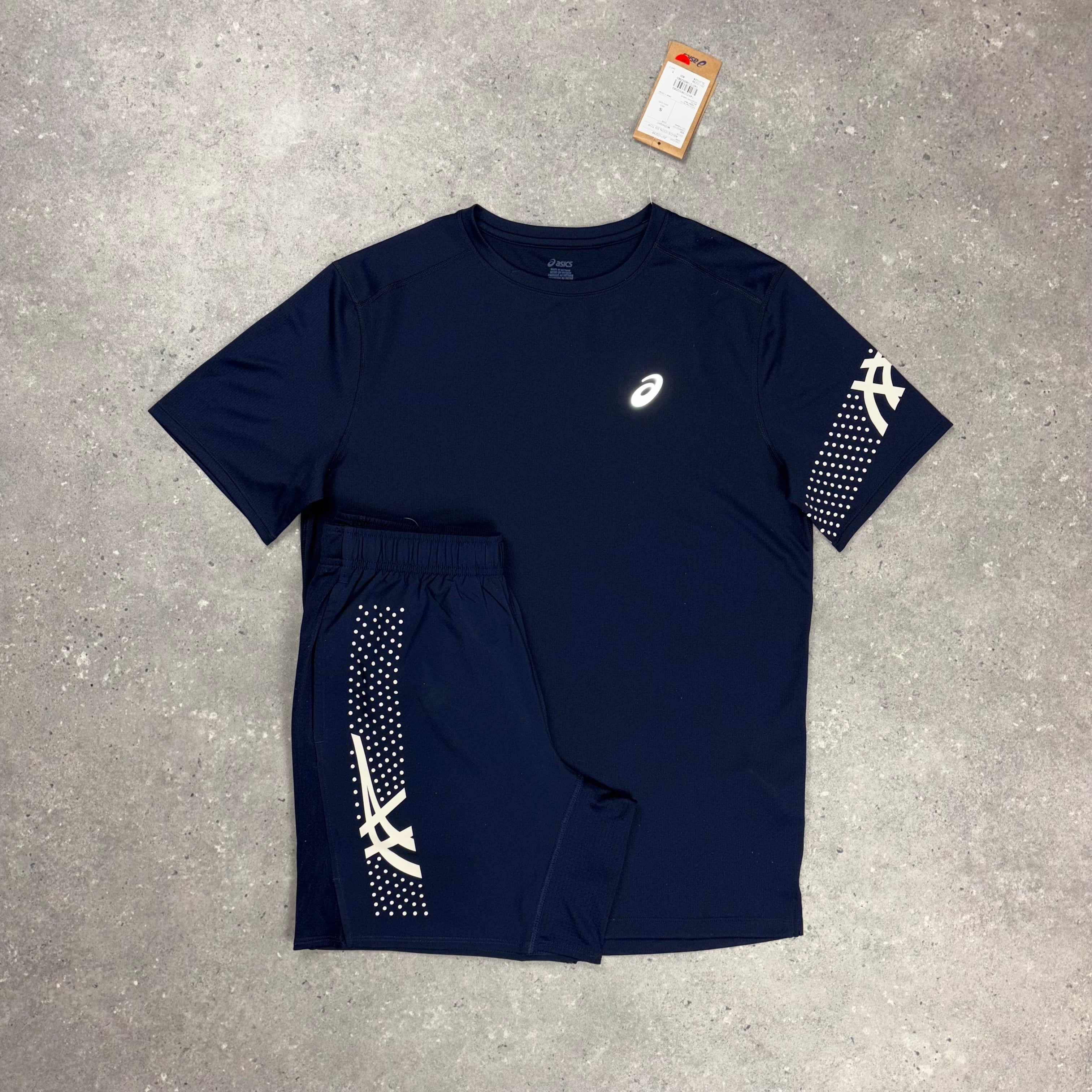 ASICS ICON TOP & 7" SHORTS SET - NAVY