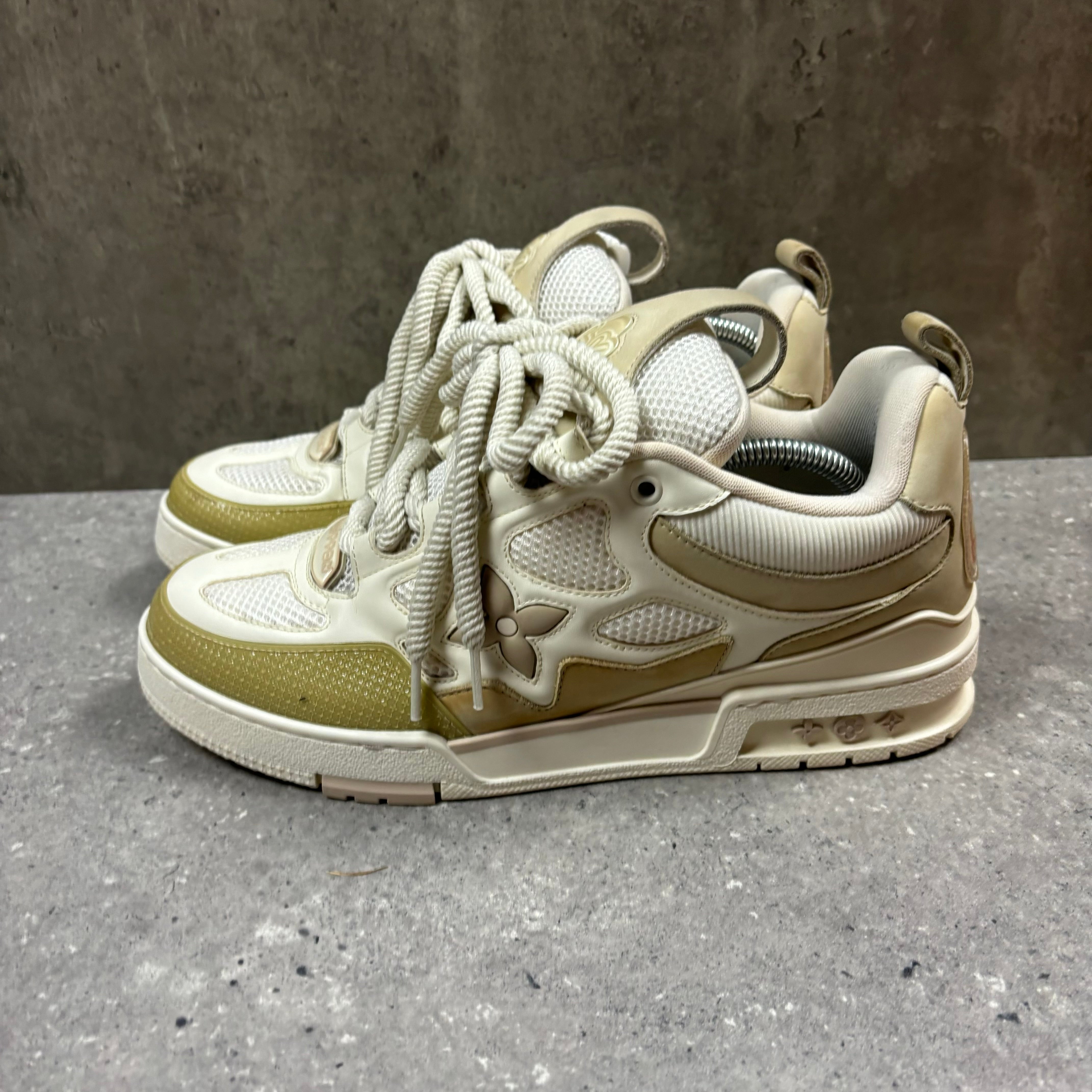 LOUIS VUITTON BEIGE SKATES EU43.5 (FITS UK10.5)