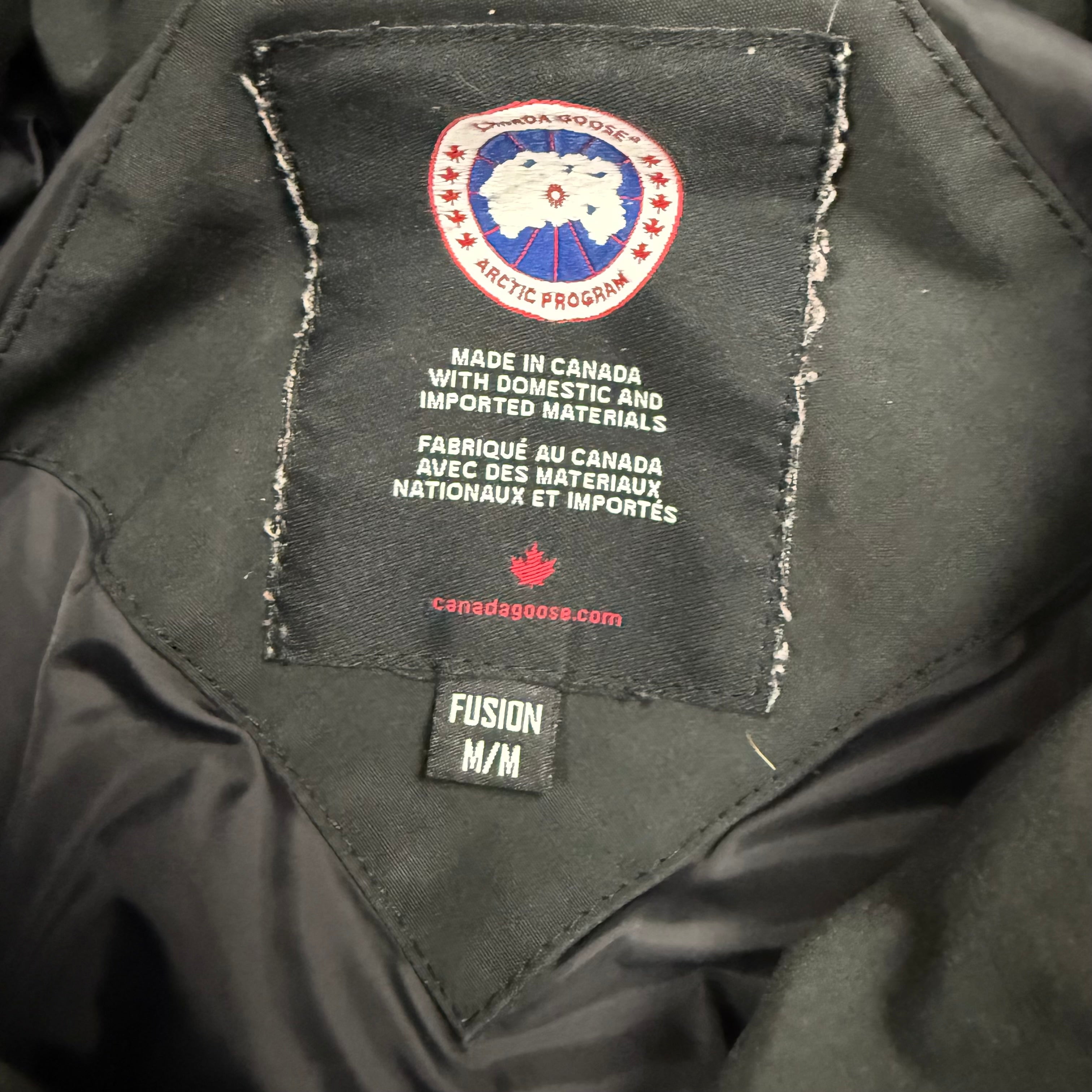 CANADA GOOSE WYNDHAM PARKA BLACK FUSION - (M)