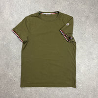 MONCLER MAGLIA T-SHIRT KHAKI - (S)