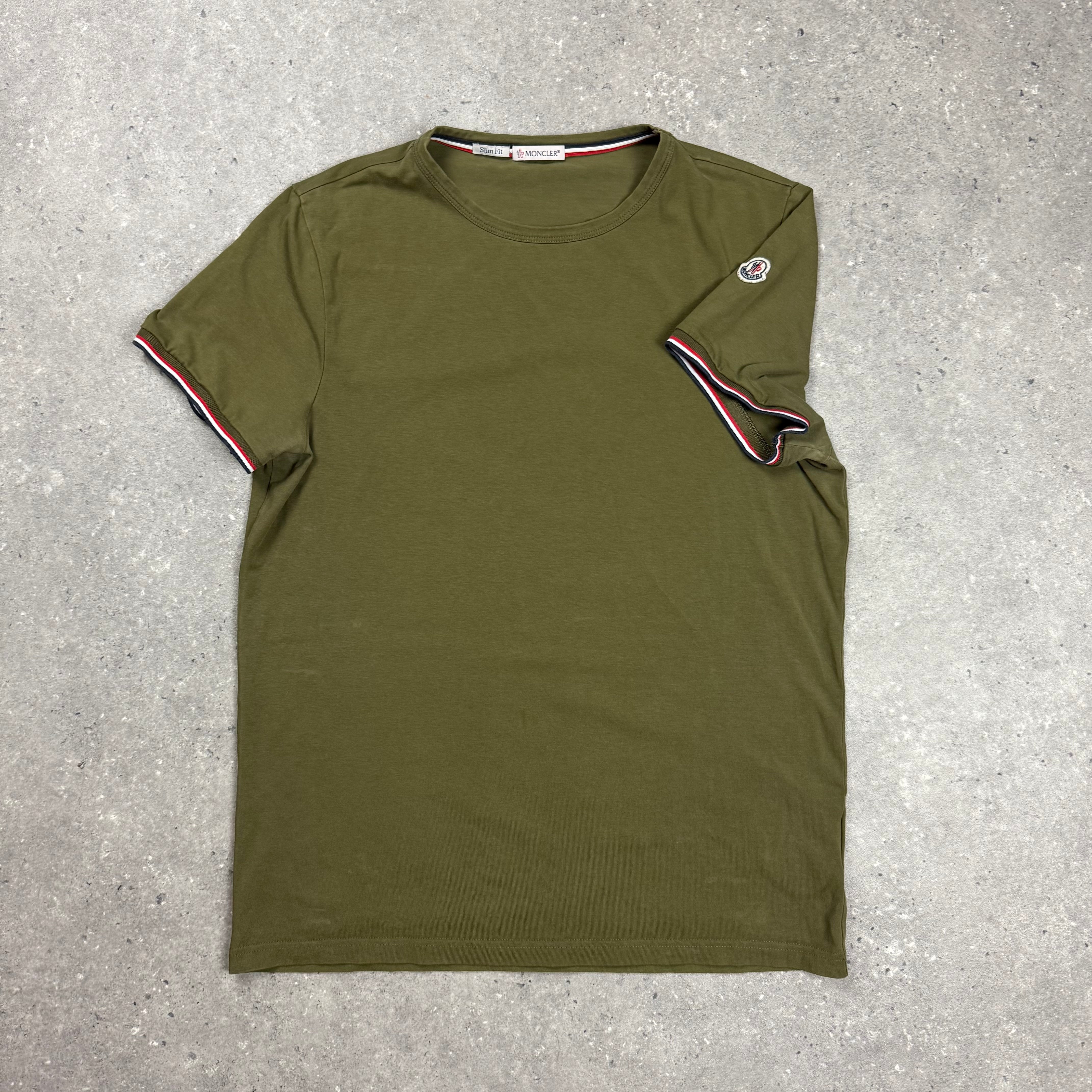 MONCLER MAGLIA T-SHIRT KHAKI - (S)