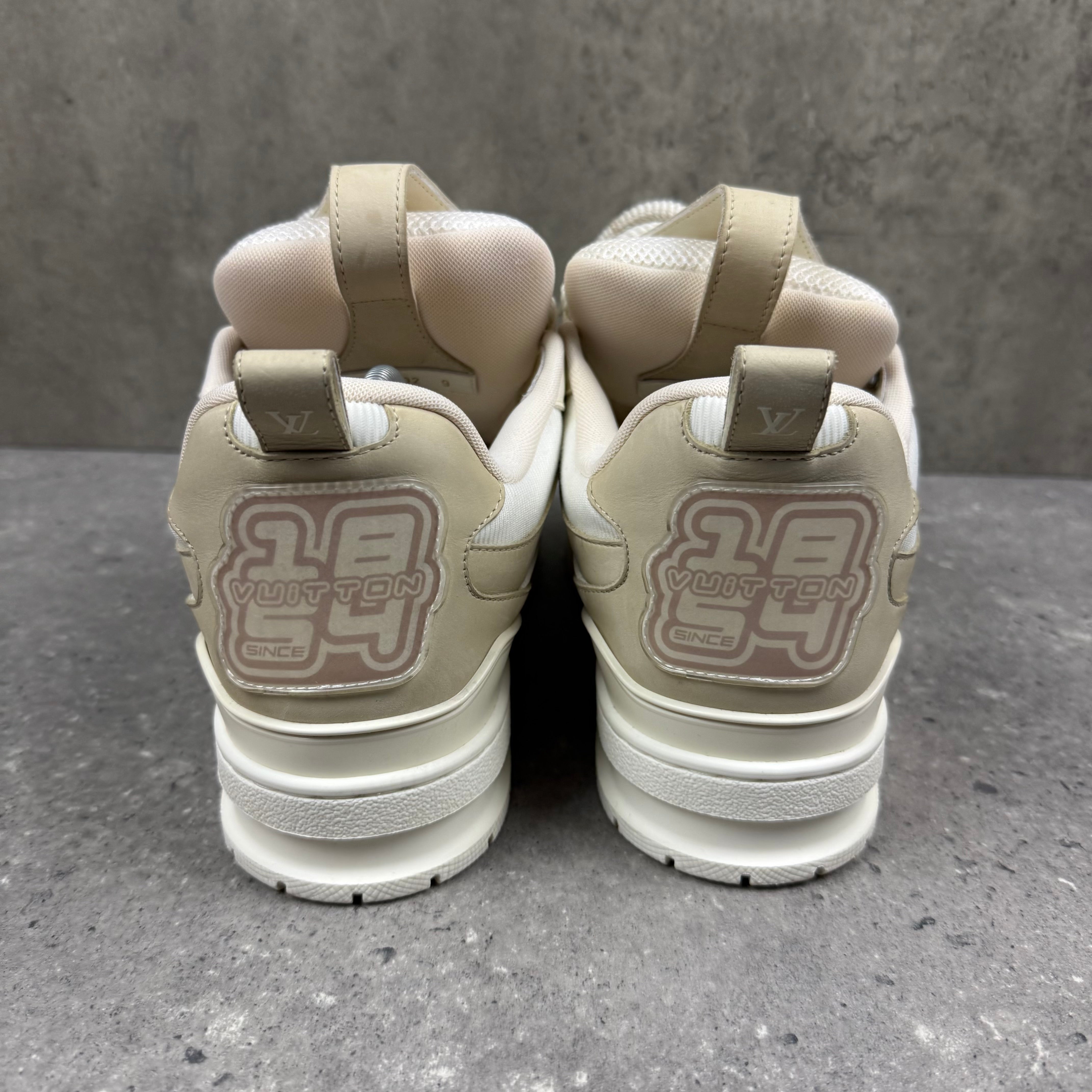 LOUIS VUITTON BEIGE SKATES - EU 43 (FITS UK 10)