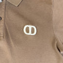 DIOR CD ICON POLO BROWN - L (FITS M)