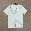 ASICS ASYMMETRIC GRAPHIC T-SHIRT - ARCTIC BLUE
