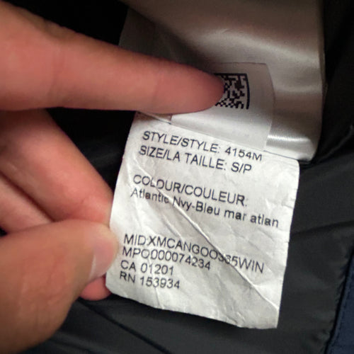 CANADA GOOSE GILET NAVY - (S)