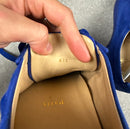 LOUBOUTIN LOW SPIKE BLUE - (EU43.5 / UK9.5)