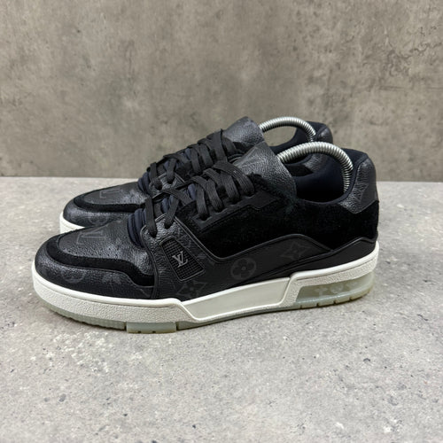 LOUIS VUITTON MONOGRAM ECLIPSE SNEAKERS - EU40 (FITS UK 7)