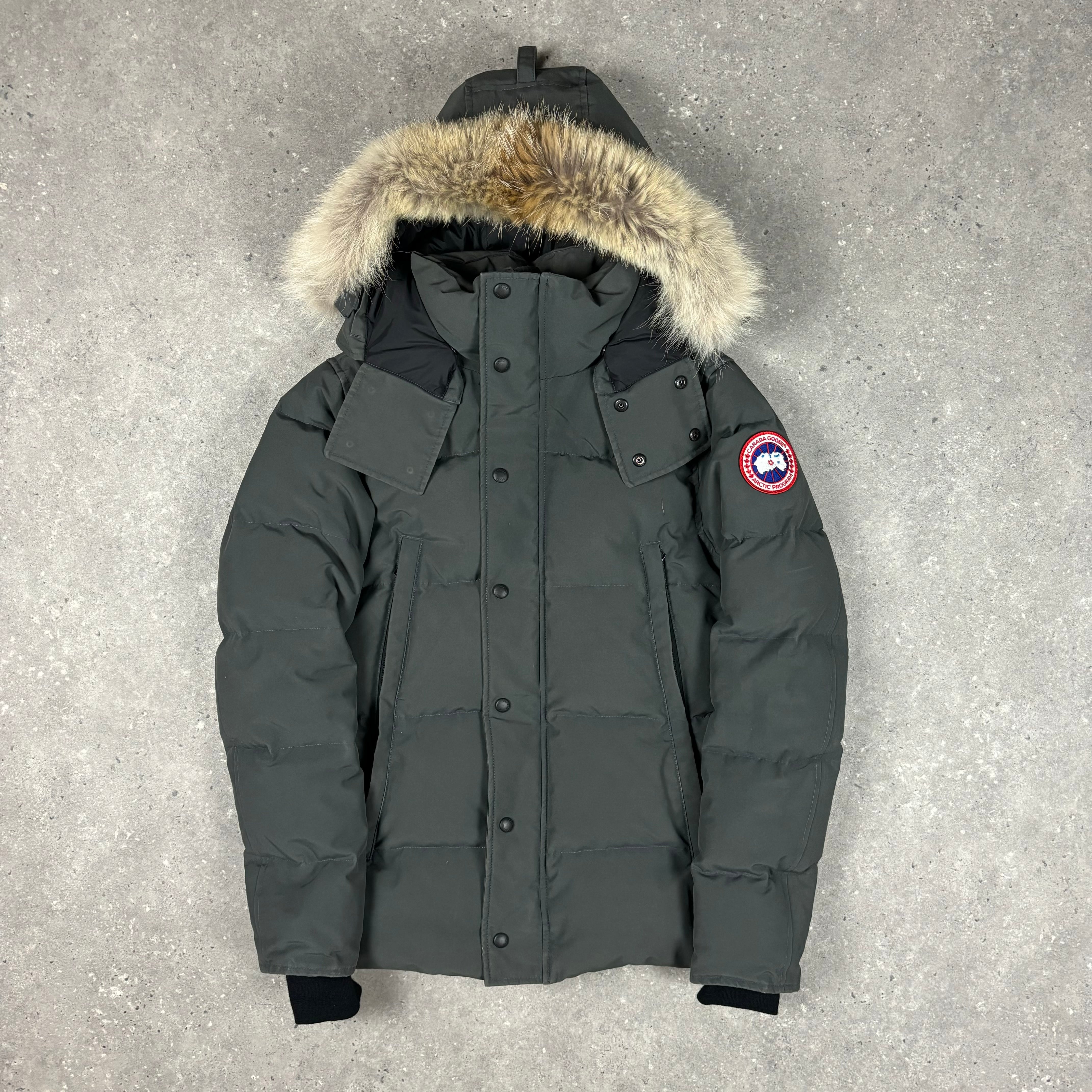 CANADA GOOSE WYNDHAM PARKA GRAPHITE - (S)