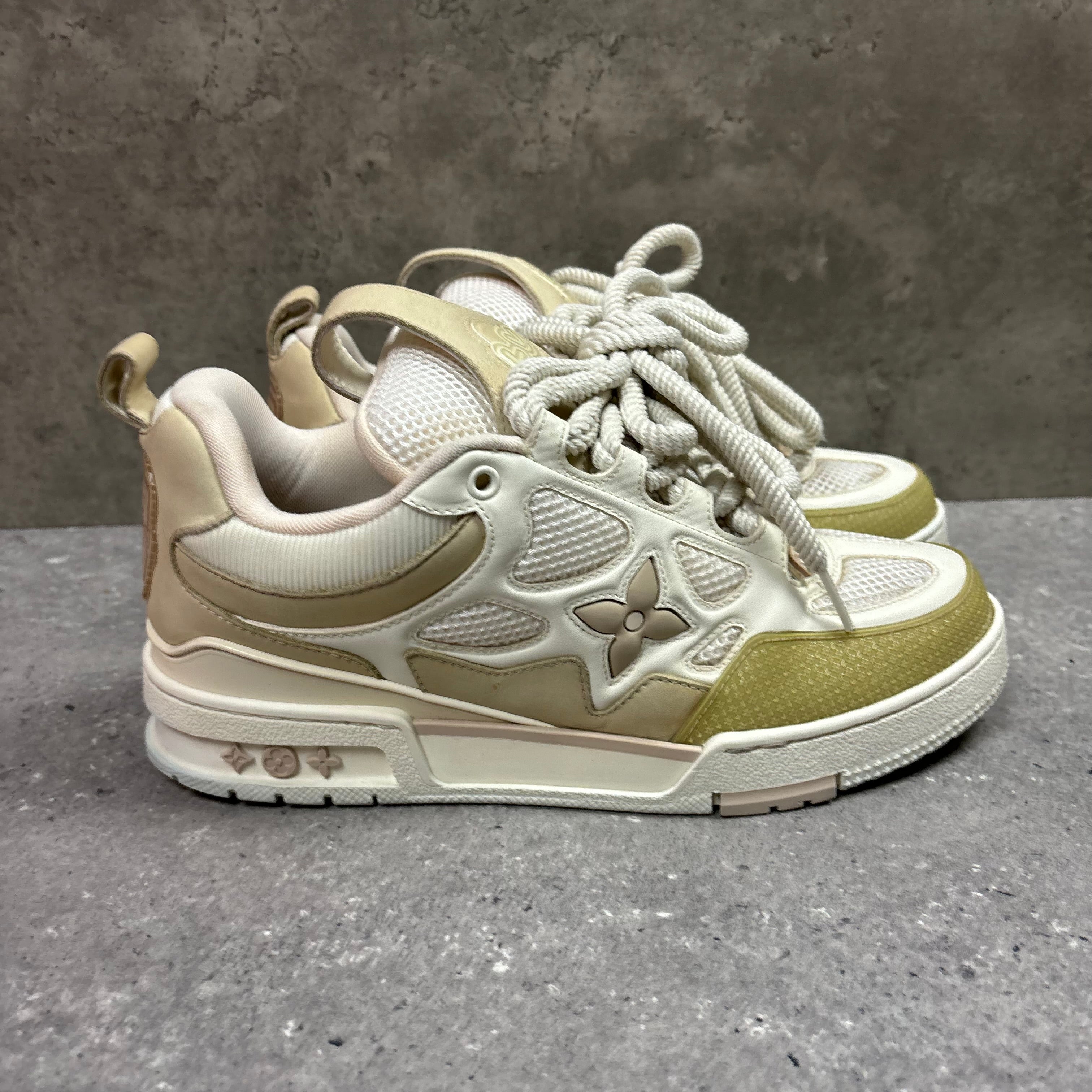 LOUIS VUITTON BEIGE SKATES - EU41.5 (FITS UK 8.5)