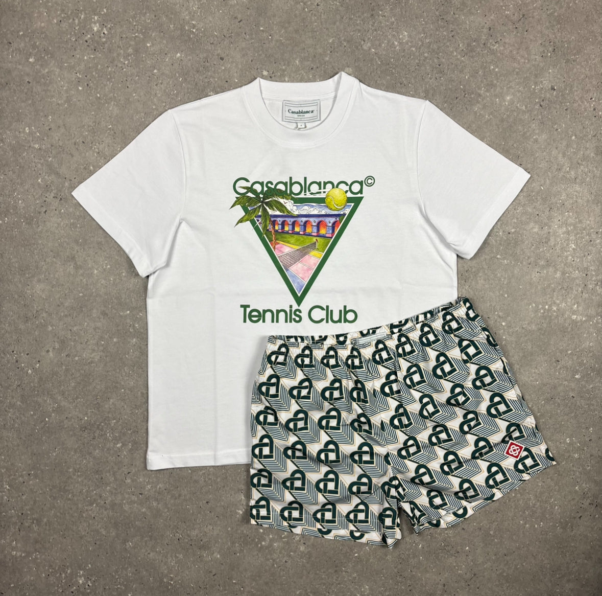 Casablanca T-Shirt & Swim Short Set