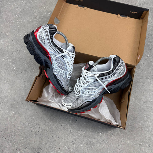 SAUCONY OMNI PRO GRID 9 - GREY CRIMSON
