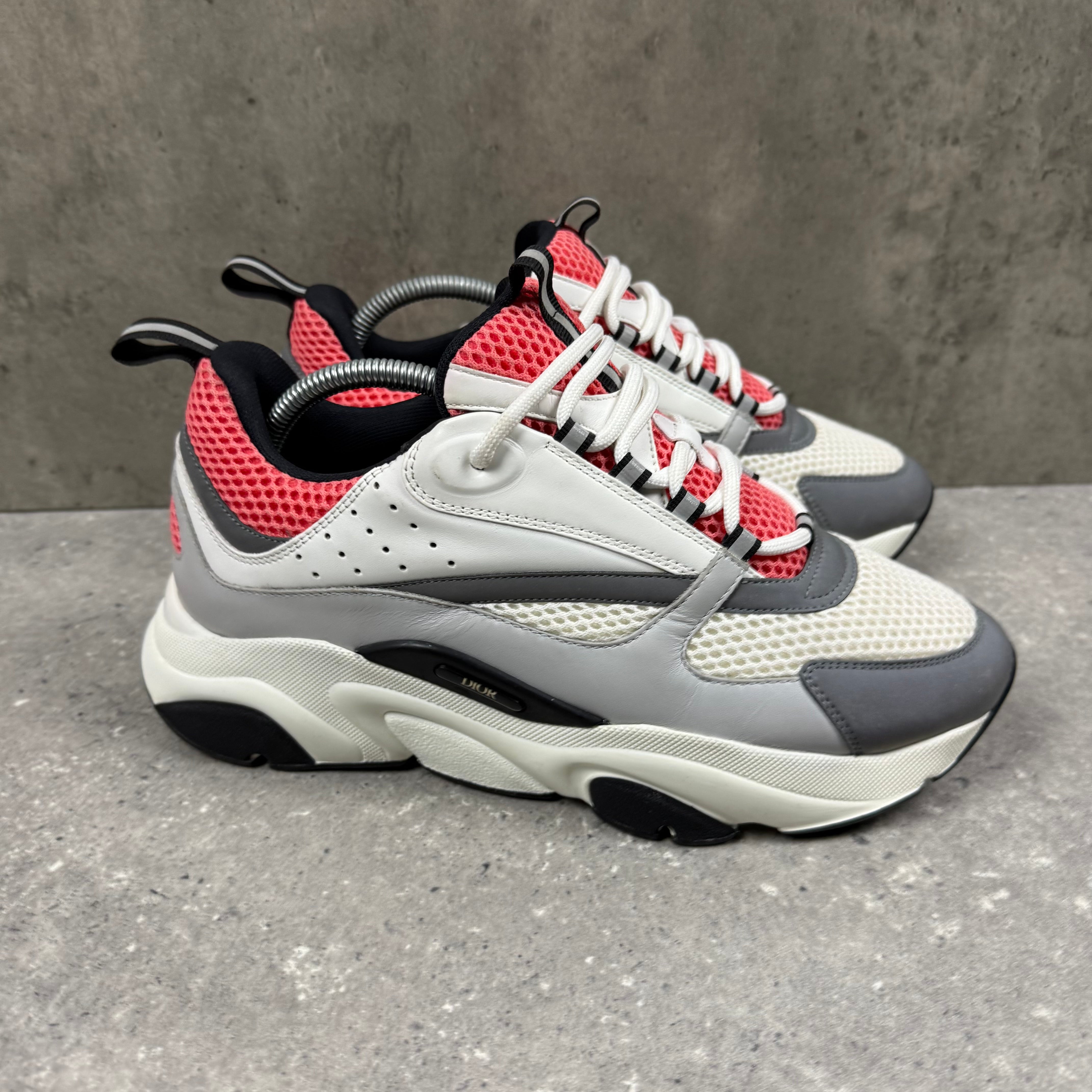 DIOR B22 WHITE / PINK - (EU42 / UK8)