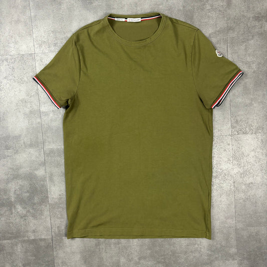 MONCLER MAGLIA T-SHIRT  KHAKI (FITS S/M)