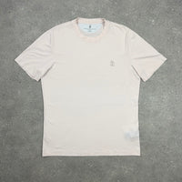 BRUNELLO CUCINELLI T-SHIRT LIGHT PINK - (XL)