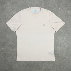 BRUNELLO CUCINELLI T-SHIRT LIGHT PINK - (XL)