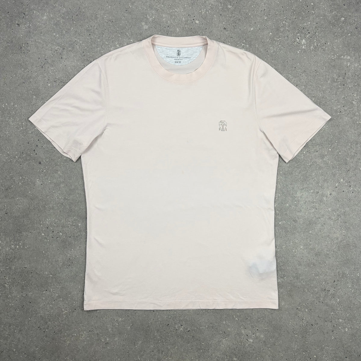 BRUNELLO CUCINELLI T-SHIRT LIGHT PINK - (XL)