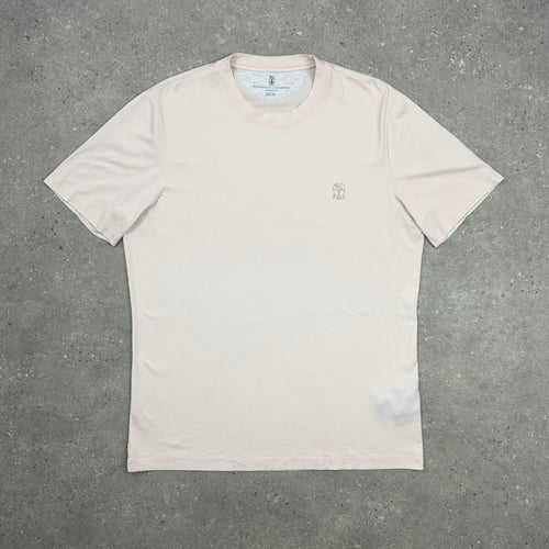 BRUNELLO CUCINELLI T-SHIRT LIGHT PINK - (XL)