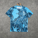 ASICS ARTIC SKY T-SHIRT & PANEL SHORTS SET - BLUE / GREY