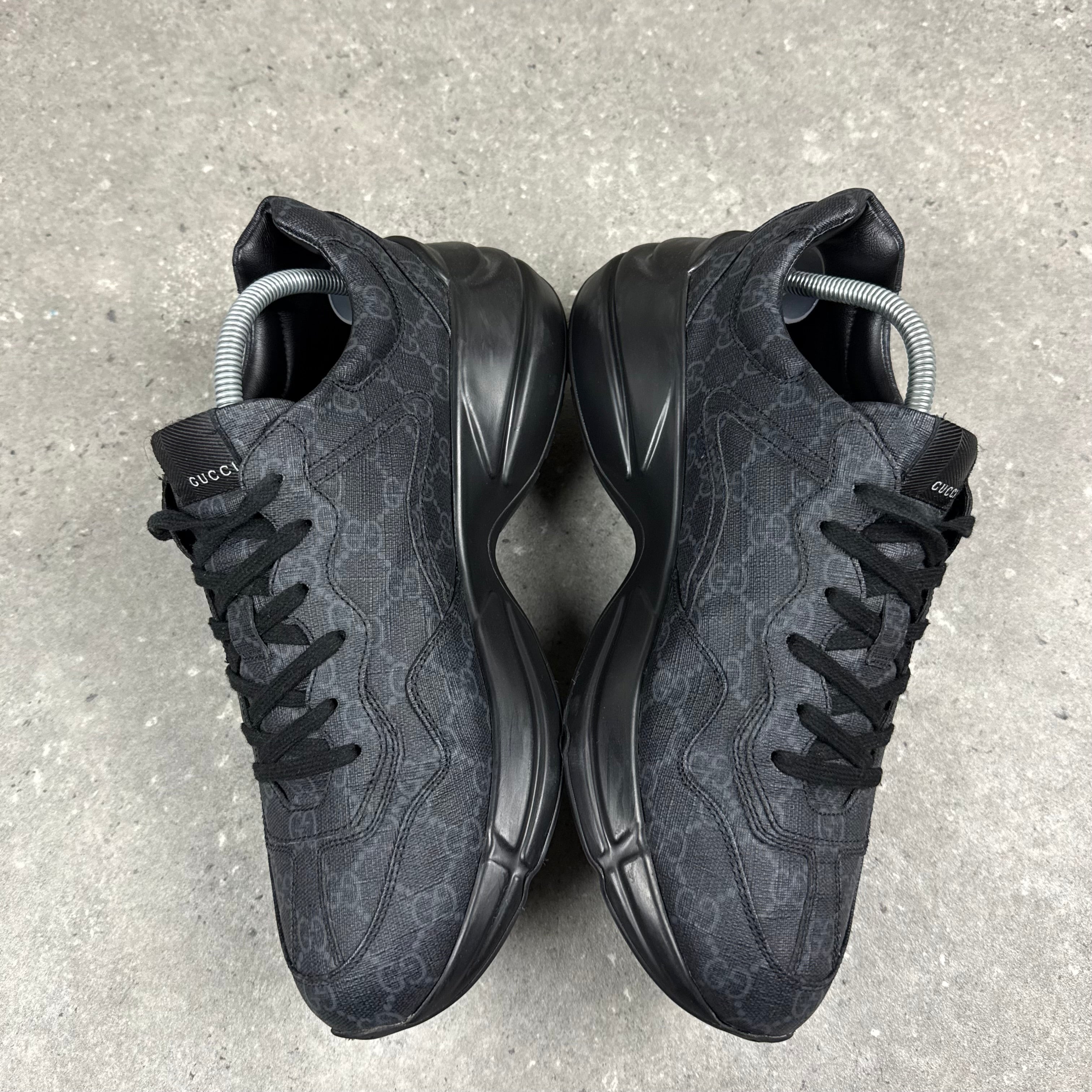GUCCI RHYTON TRAINERS BLACK - (EU43 / UK9)