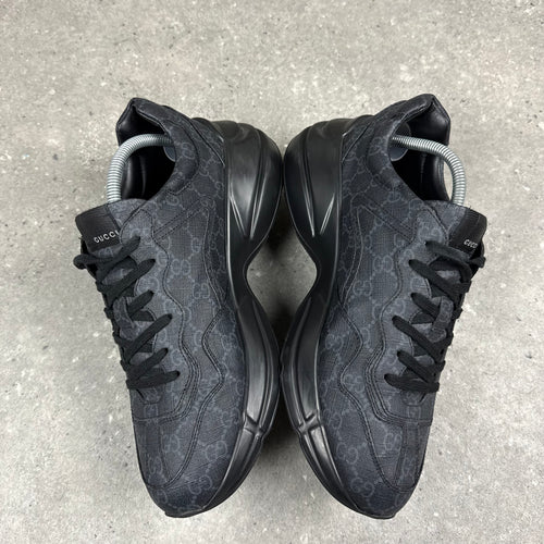 GUCCI RHYTON TRAINERS BLACK - (EU43 / UK9)