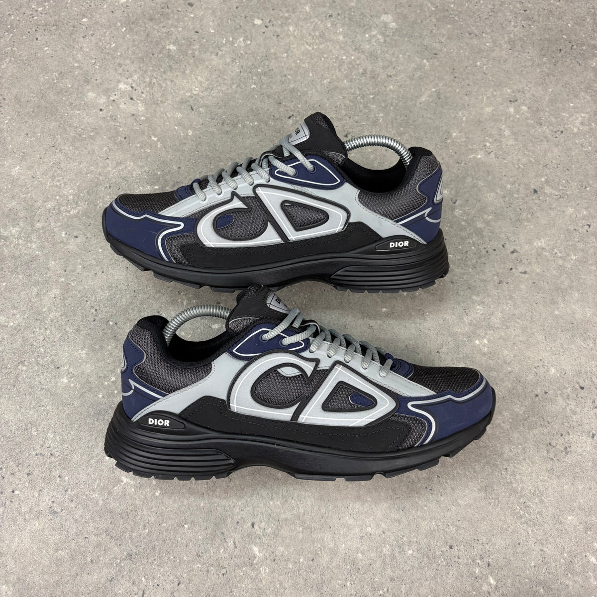 DIOR B30 BLACK / ROYAL BLUE - (EU 42 / UK 8)