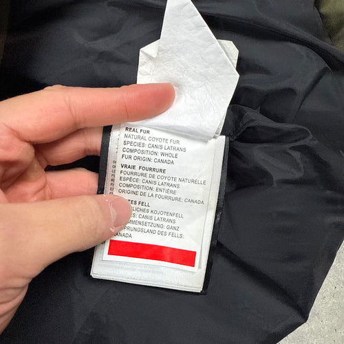 CANADA GOOSE CARSON PARKA MILITARY GREEN  - (S)