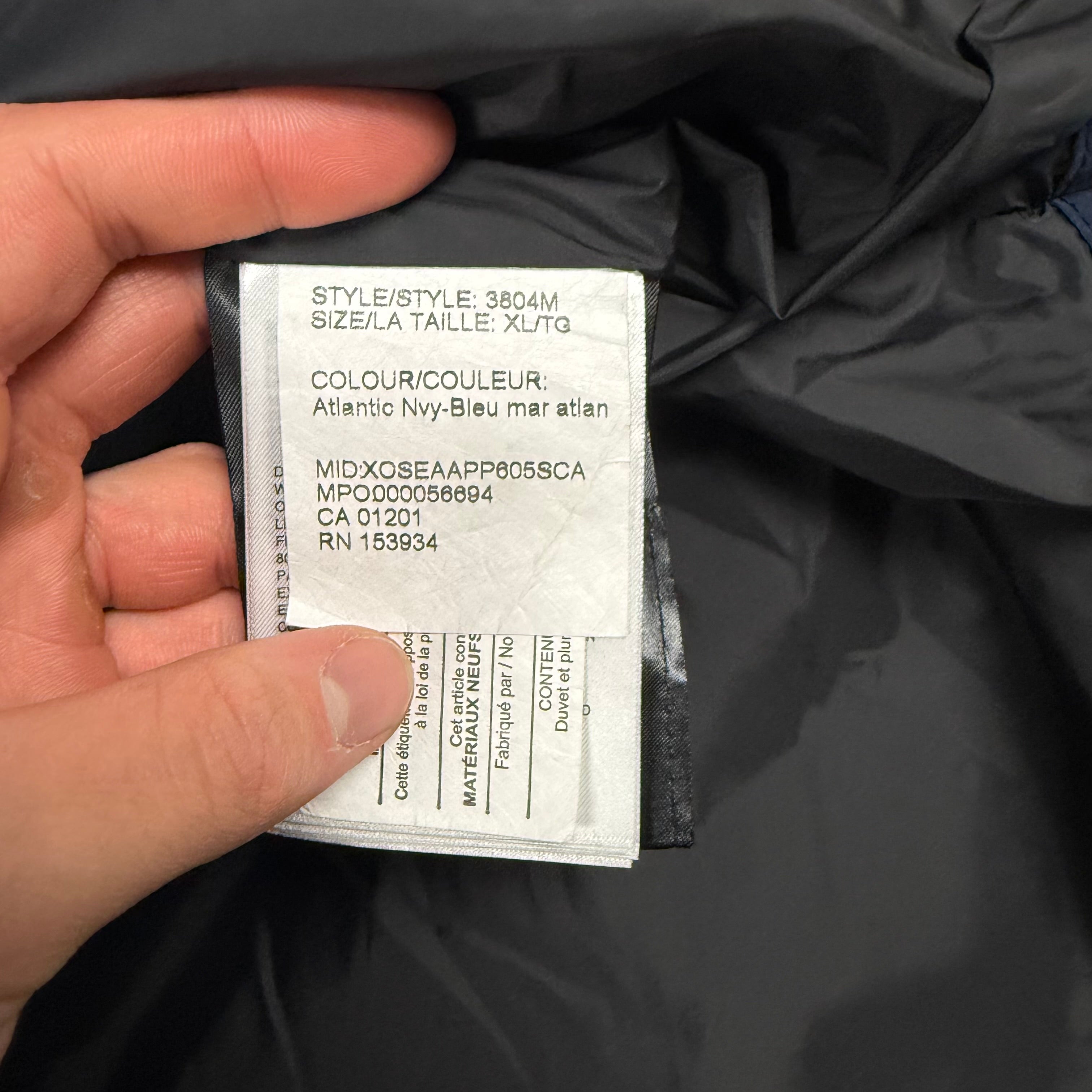 CANADA GOOSE MACMILAN PARKA NAVY - (XL)