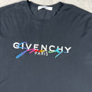 GIVENCHY PARIS T-SHIRT BLACK - (L)
