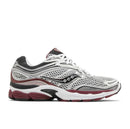SAUCONY OMNI PRO GRID 9 - SILVER/DARK RED