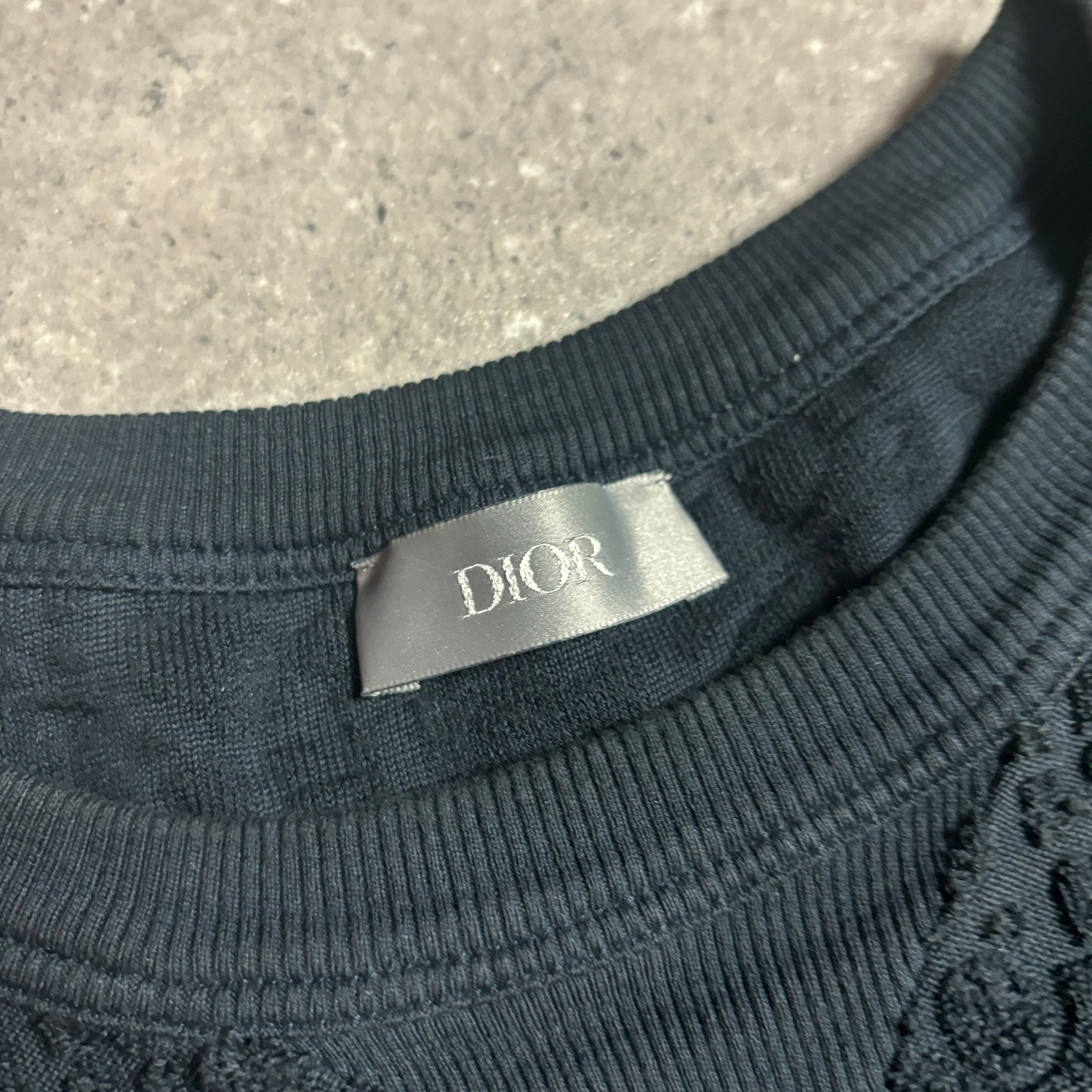 DIOR OVER SIZED TOWEL T-SHIRT - (M)