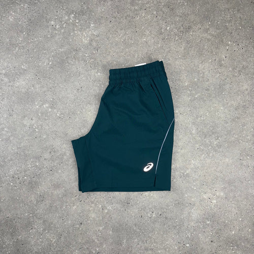 ASICS 7” PERFORMANCE RUN SHORTS - ‘SAXON GREEN'