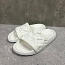 LOUIS VUITTON WATERFRONT MULES SLIDERS WHITE - EU40 (FITS UK 7.5)