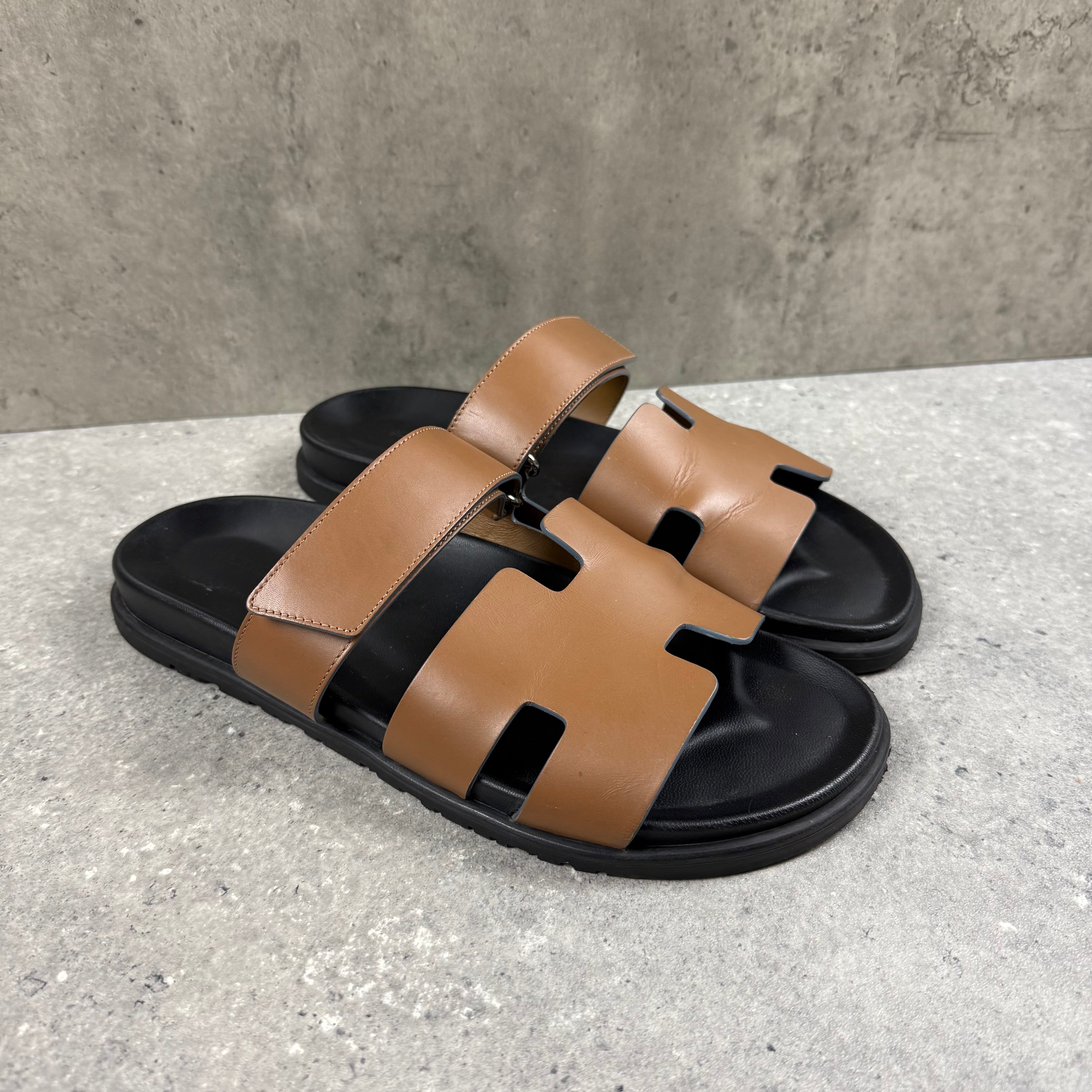 HERMES CHYPRE SANDALS  - (EU44.5 / UK10.5)