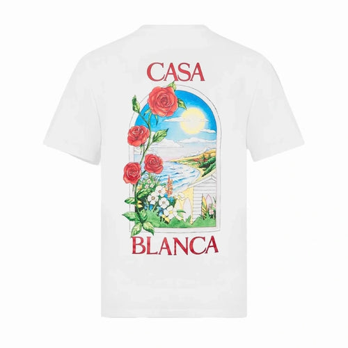 CASABLANCA T-SHIRT - LE PASSAGE - WHITE