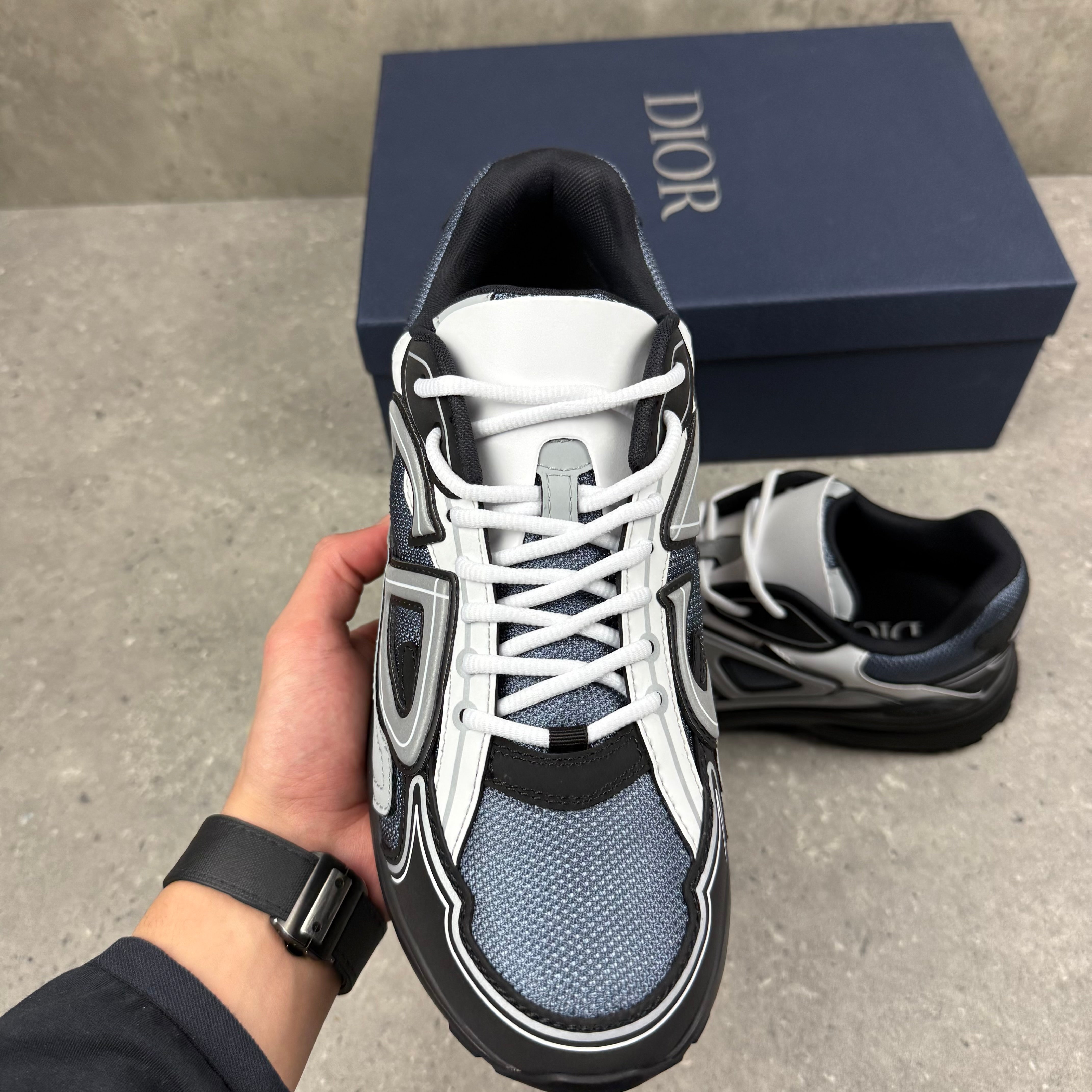 DIOR B30 BLUE/GREY/BLACK - (EU42 / UK8)