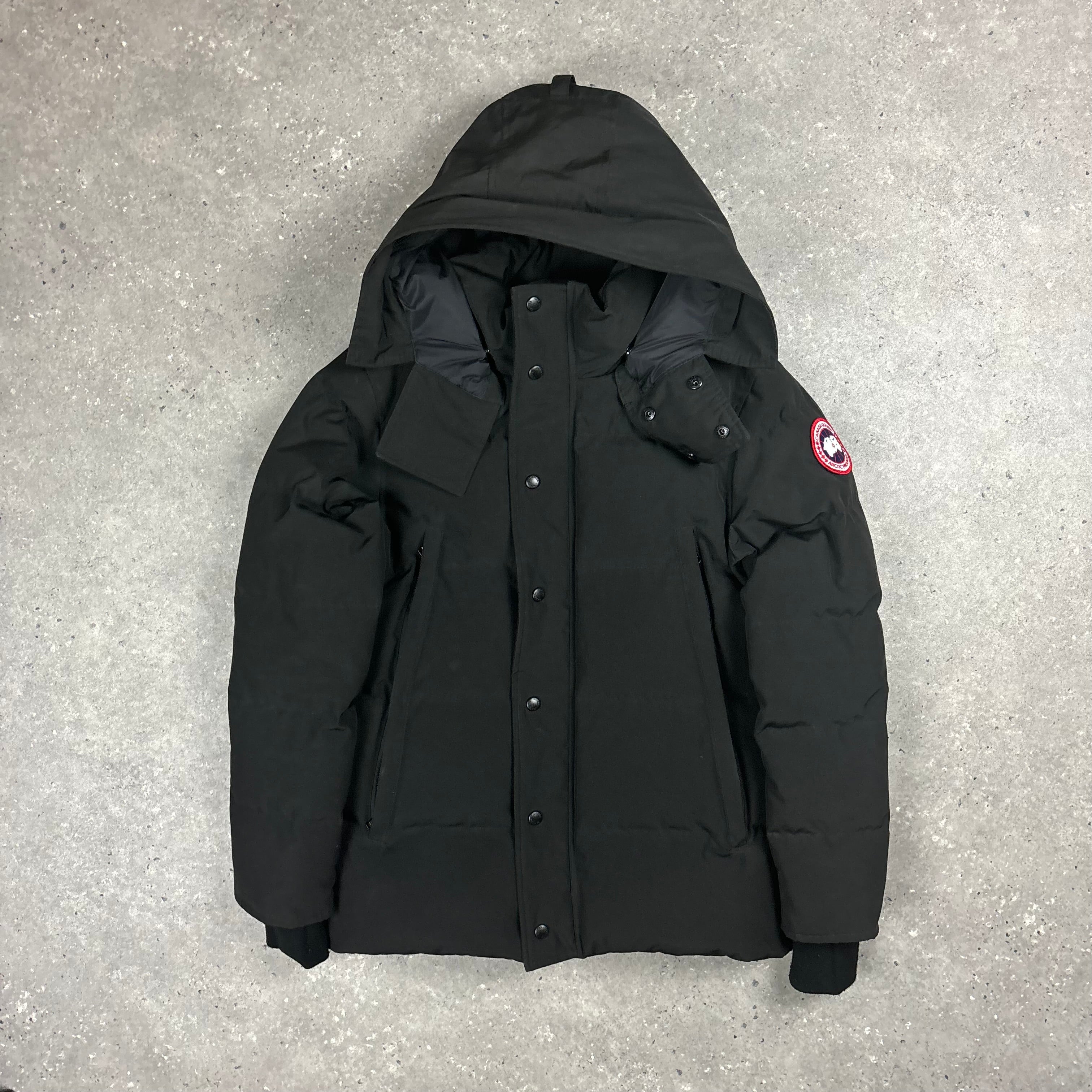 CANADA GOOSE WYNDHAM PARKA BLACK - (S)