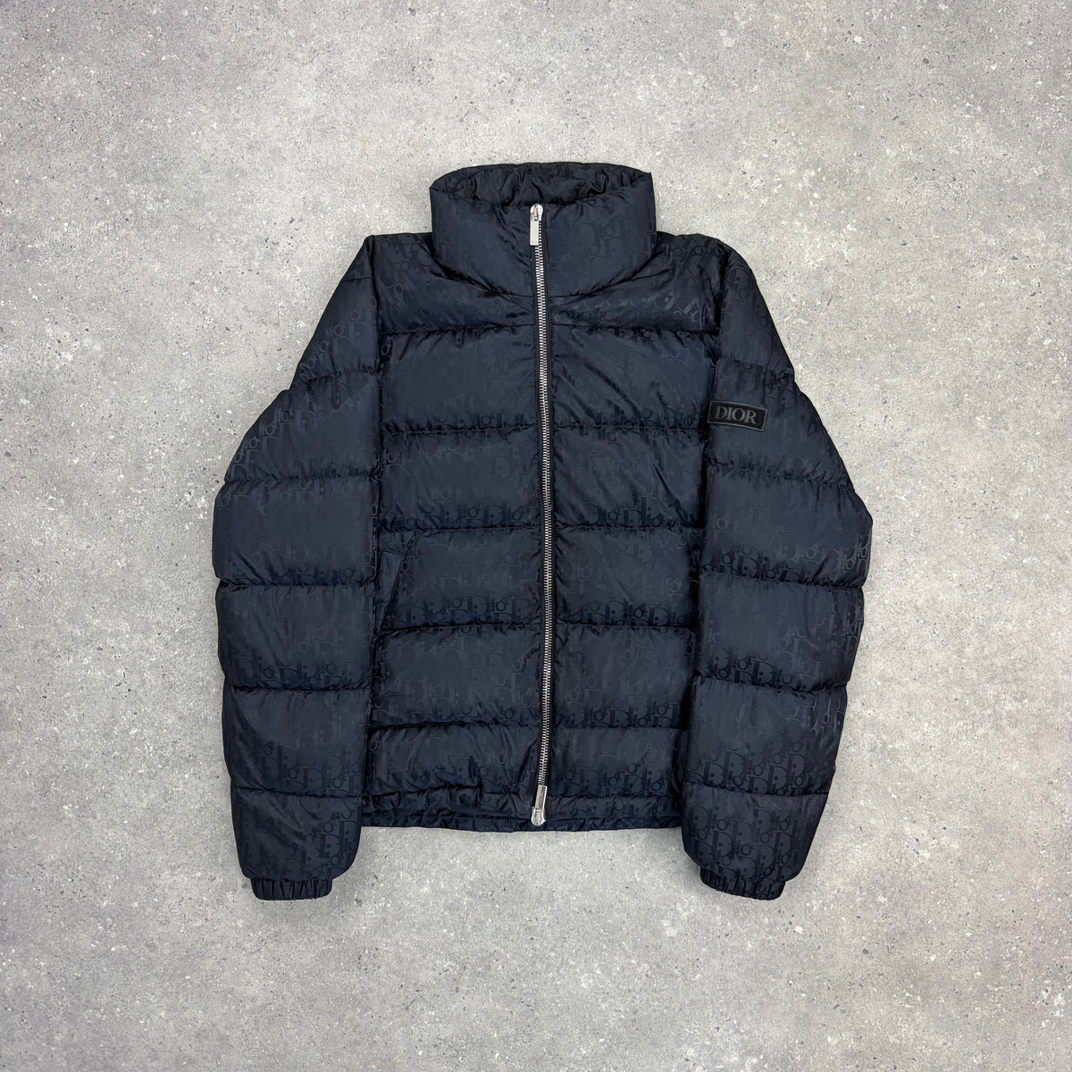 DIOR JACQUARD OBLIQUE JACKET BLACK - 46 (FITS S/M)