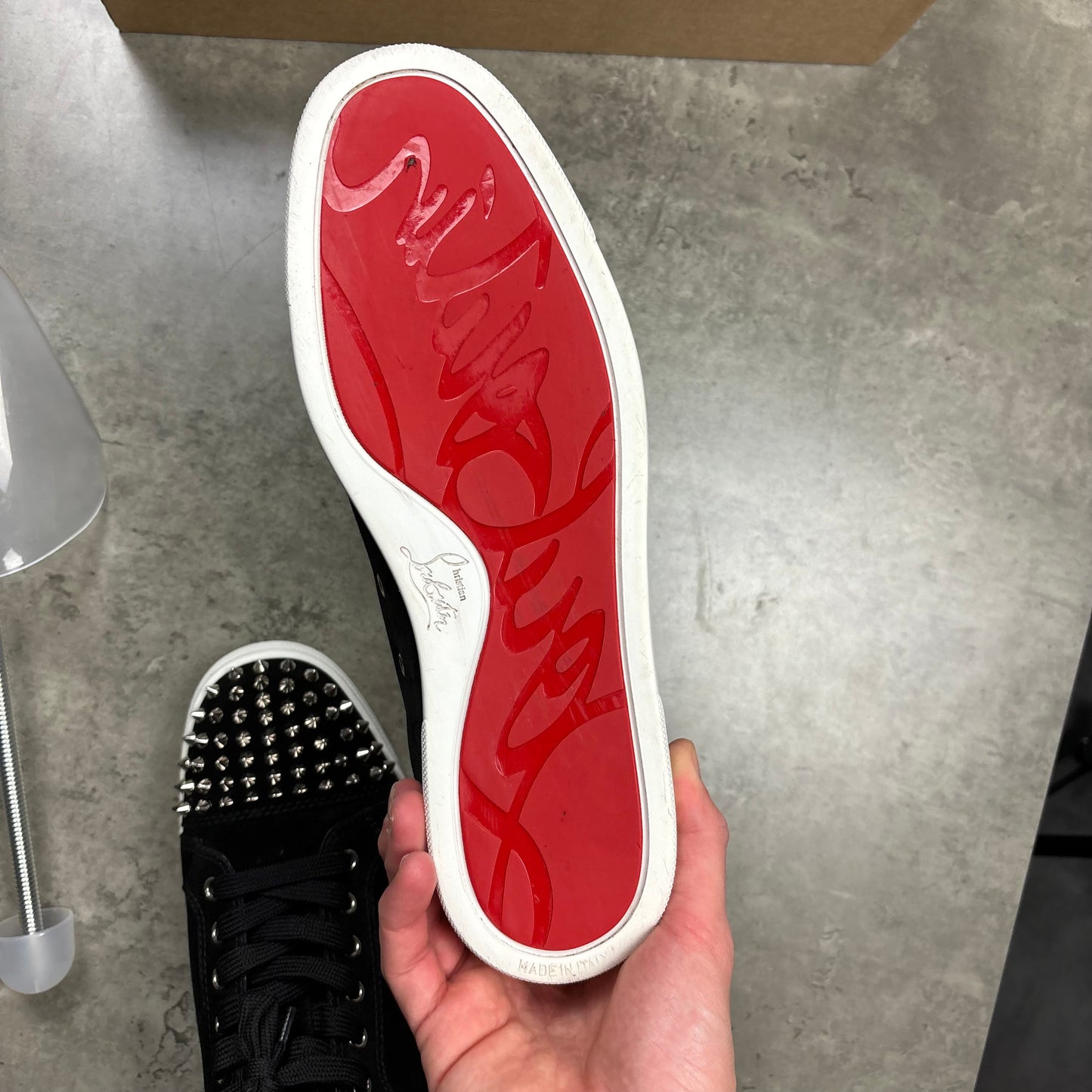 LOUBOUTIN LOW TRAINERS (FITS 9-10)