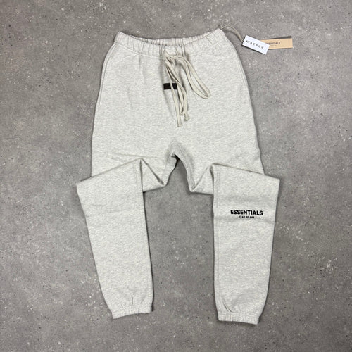 ESSENTIALS ‘LIGHT OATMEAL’ TRACKSUIT BOTTOMS
