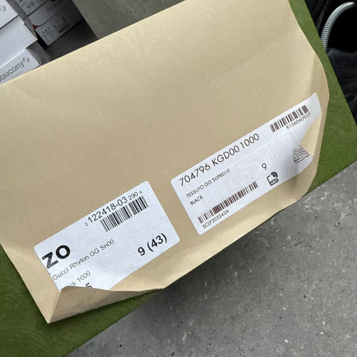 GUCCI RHYTON TRAINERS BLACK - (EU43 / UK9)