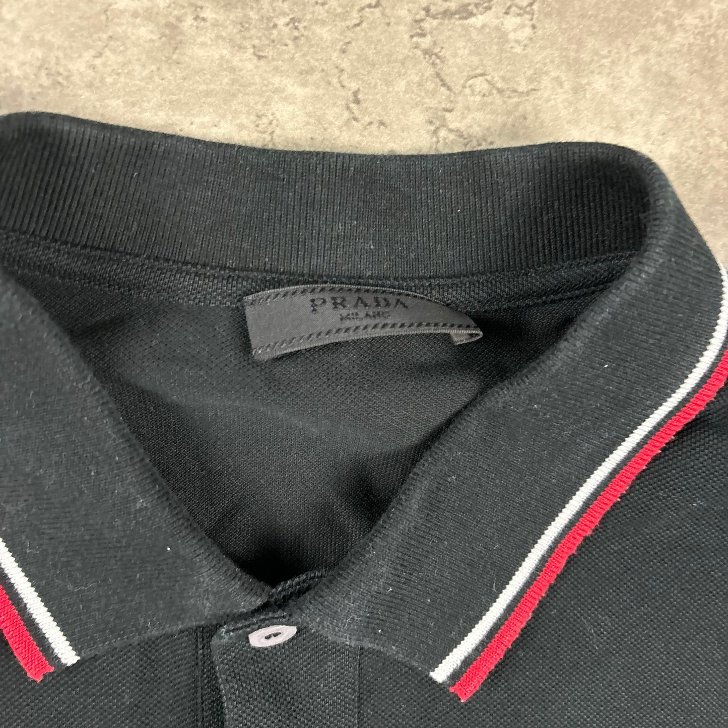 PRADA POLO TOP BLACK (FITS M)