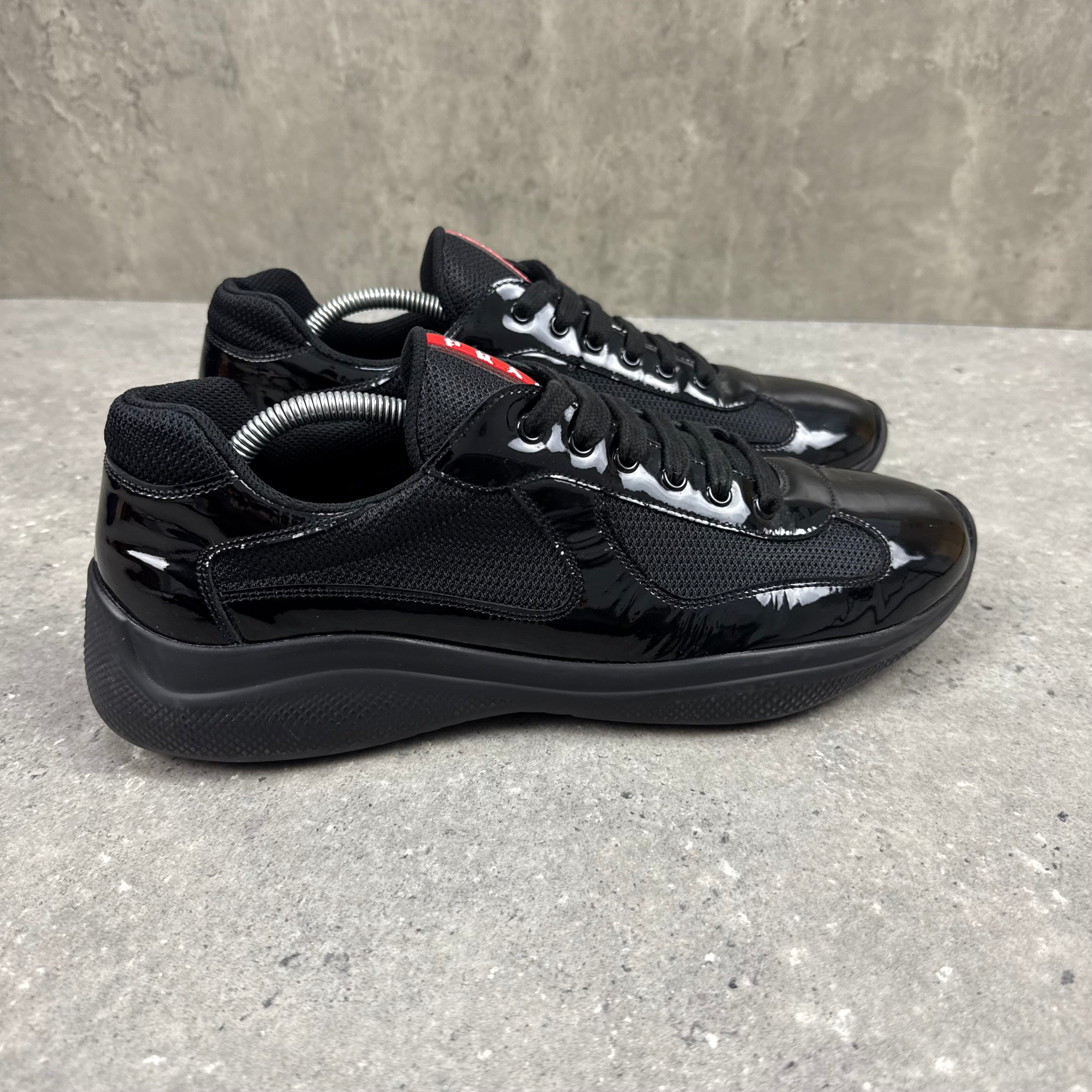 PRADA AMERICAN CUPS BLACK - EU44 (FITS UK 11)