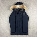 CANADA GOOSE LANGFORD PARKA NAVY BLACK BADGE- (M)