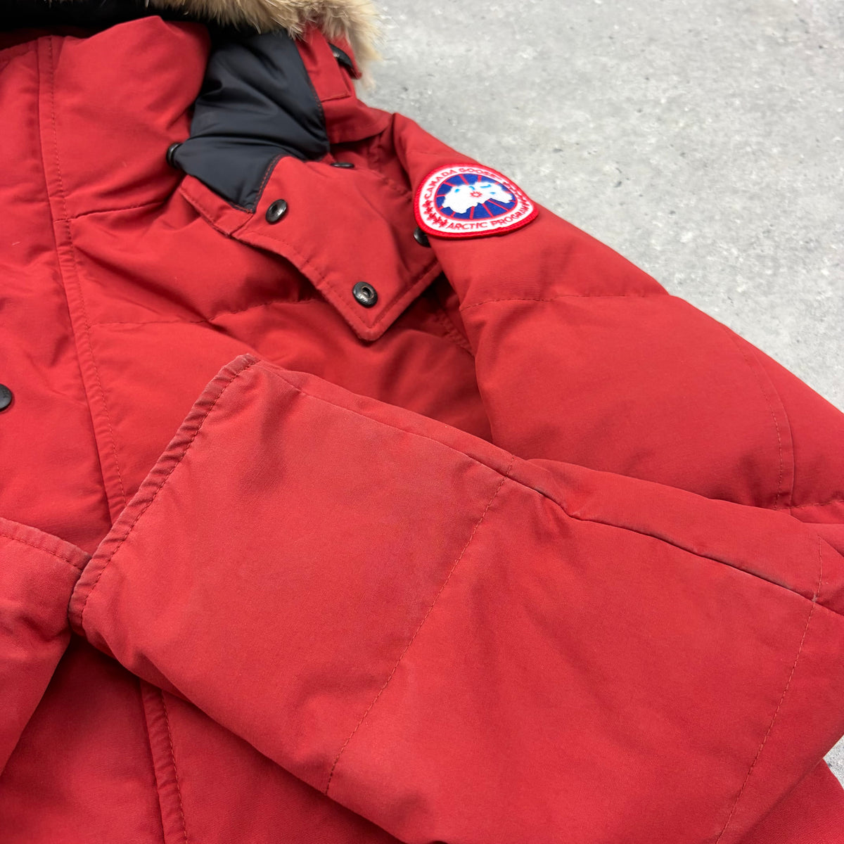 CANADA GOOSE WYNDHAM PARKA RED - (S)