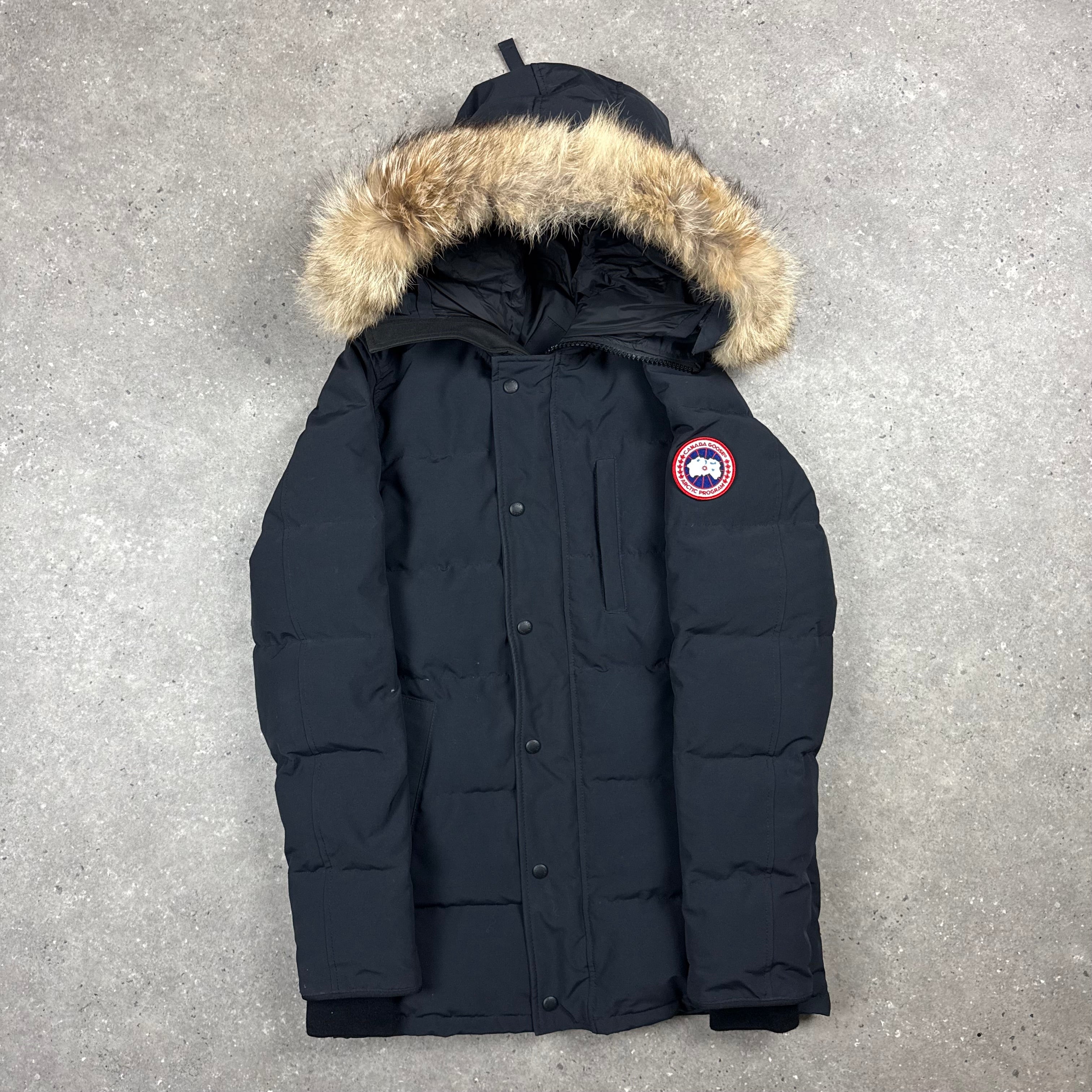 CANADA GOOSE CARSON PARKA NAVY - (S)